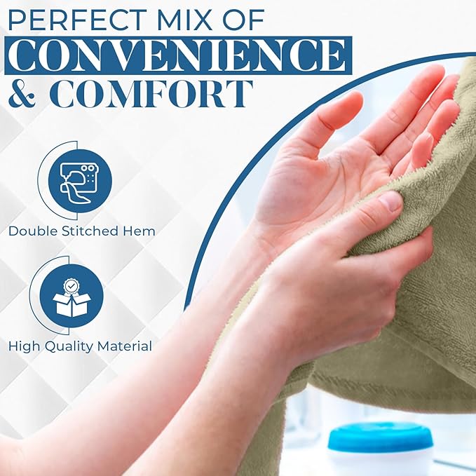 DAN RIVER 6-Pack Premium Hand Towels
