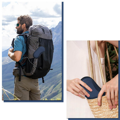 FINTIE Sunglasses Case for Men and Women - Hard Shell Shockproof Sport Glasses Case - Zipper Portable Spectacle Cases with Clip
