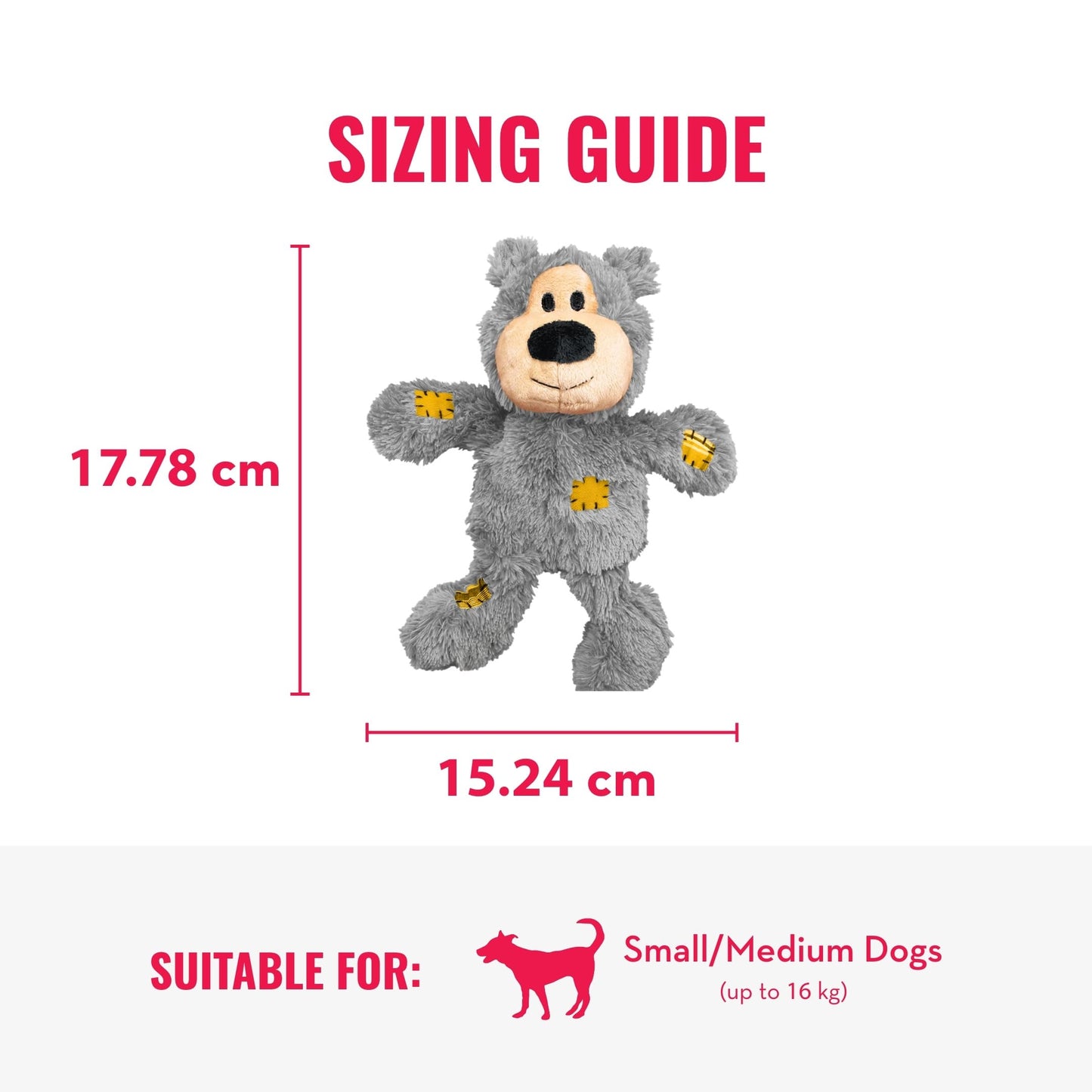 KONG WildKnots Bears Small/Medium Dog Toy