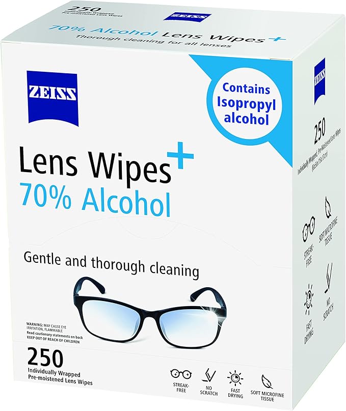 ZEISS Pre-Moistened Lens Cleaning Wipes
