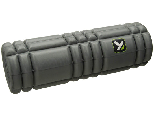TriggerPoint CORE Foam Massage Roller (Back, Body, Legs) with Softer Compression, Deep Tissue and Muscle Recovery - Relieves Muscle Pain & Tightness, Improves Mobility & Circulation (12''), Gray