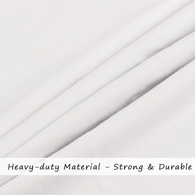 Cotton Canvas Laundry Bag with Handles & Drawstring Straps, Heavy Duty Extra