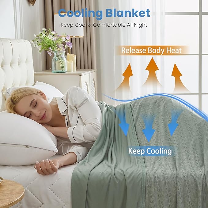 OIGAE Cooling Blanket for Hot Sleepers