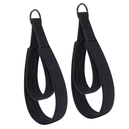 2PCS Pilates Straps Soft Padded Handles, Durable Pilates Double Loop D-Ring Straps,Pilates Straps for Reformer,Home Gym & Yoga Workout Exercise Accessories