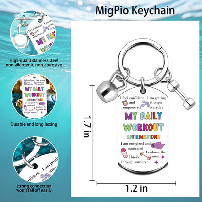 Gym Accessories for Women Gym Girl Essentials Gyms Bag Essentials Fitness Gifts for Women Workout Essentials Gym Keychain Motivational Keychain for Workout Gyms Accessories for Women Friends Sister