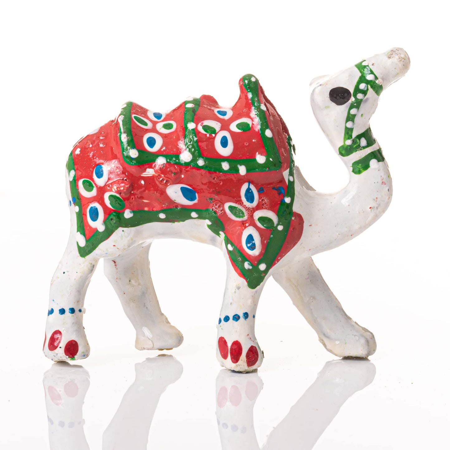 Tarini Gallery Traditional Indian Rajasthani Showpiece Table Home Office Festive Party Decoration Décor & Gifting (White Camel Family Set of 3)