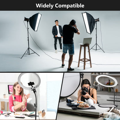 Neewer® 10"/25cm Metal Flexible Tube Arm for LED Video Lights, Ring Flash Light and Other Photography Accessories with 1/4" Screw Thread