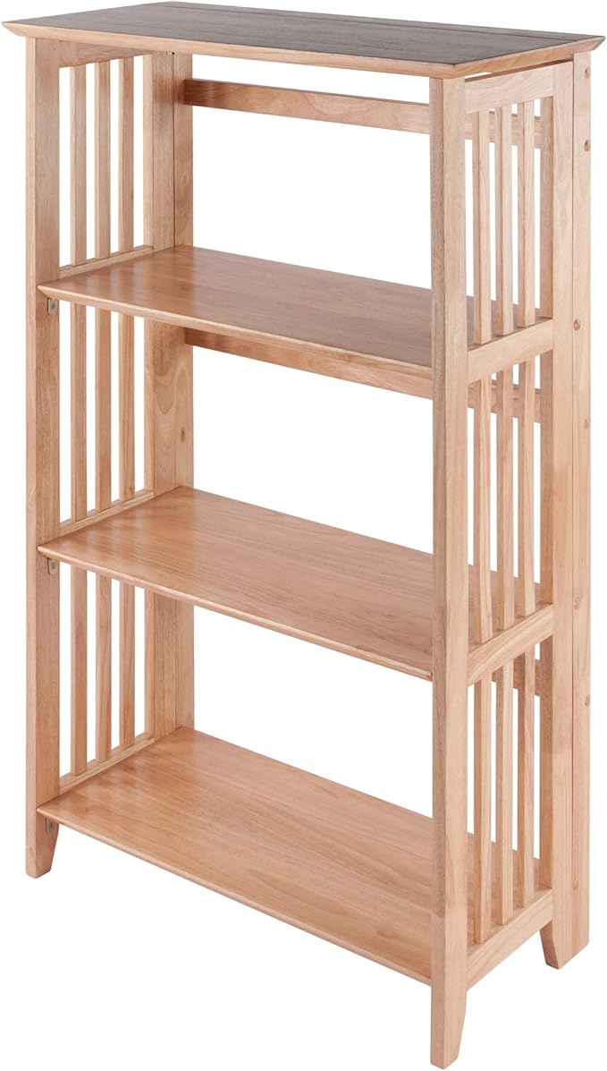 Winsome Mission Beech Wood 4-Tier Shelf