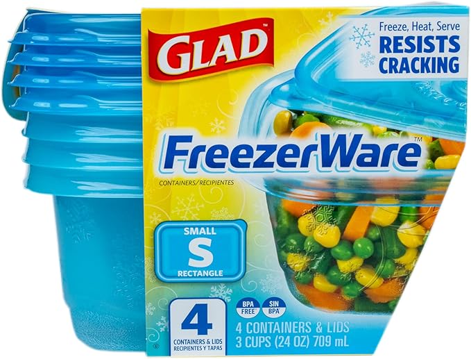 Glad GladWare Freezerware Food Storage Containers