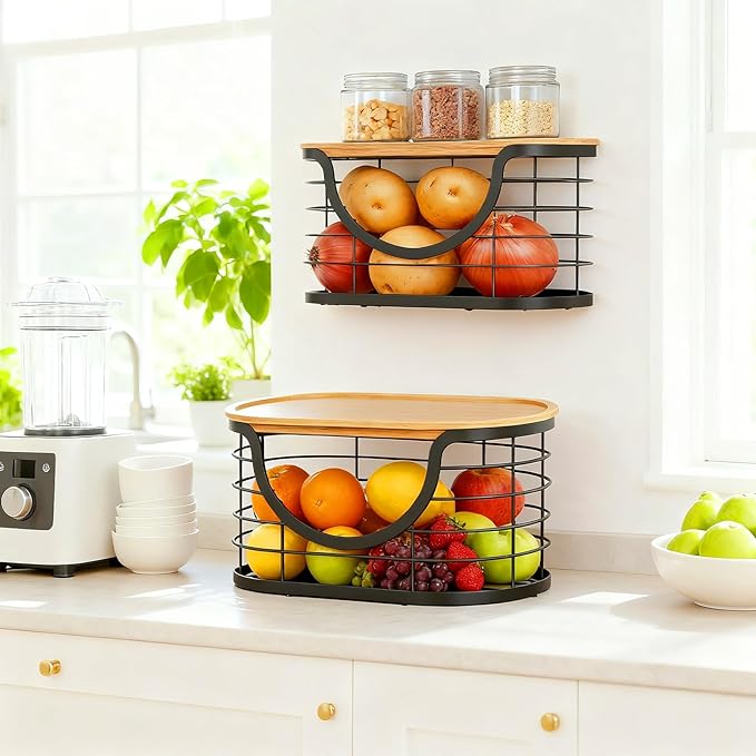 2 Pack Trash Bag Holder，Stackable Trashbag Dispenser