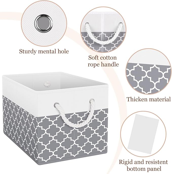 Fab totes Storage Bins, Foldable Storage Baskets