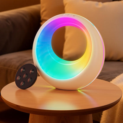 Auxmir LED Night Light Bedside Lamp Touch and Remote Control Dimmable Tabletop 13 RGB Colors Changing 5 Brightness Adjustable Rechargeable Portable Lamp for Baby Kids Nursery Bedroom Bathroom Camping