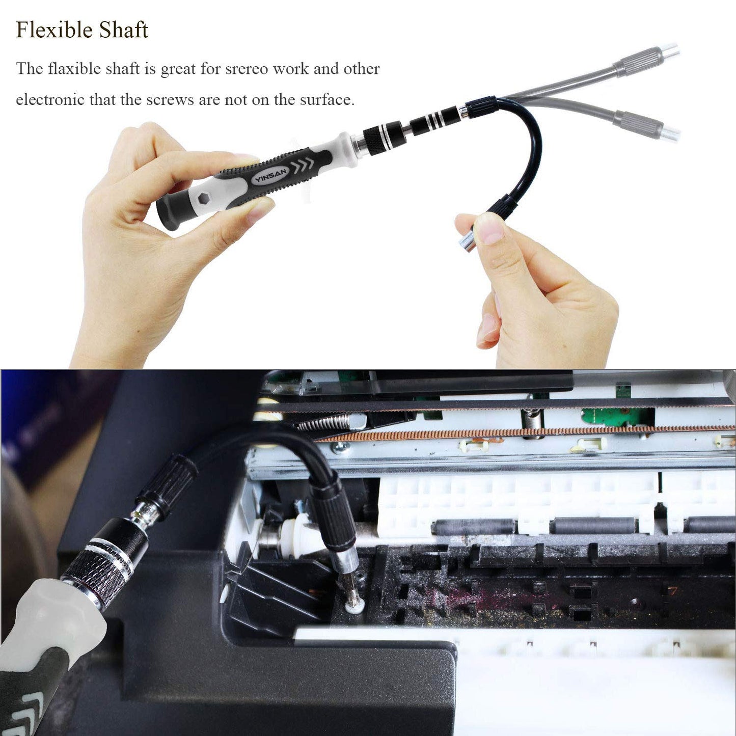 YINSAN 120-in-1 Magnetic Precision Screwdriver Set, Small Electronics Repair Tool Kit for iPhone, Laptop, PS5, Xbox, Nintendo Switch, MacBook, Tablets, Glasses & Doorbell