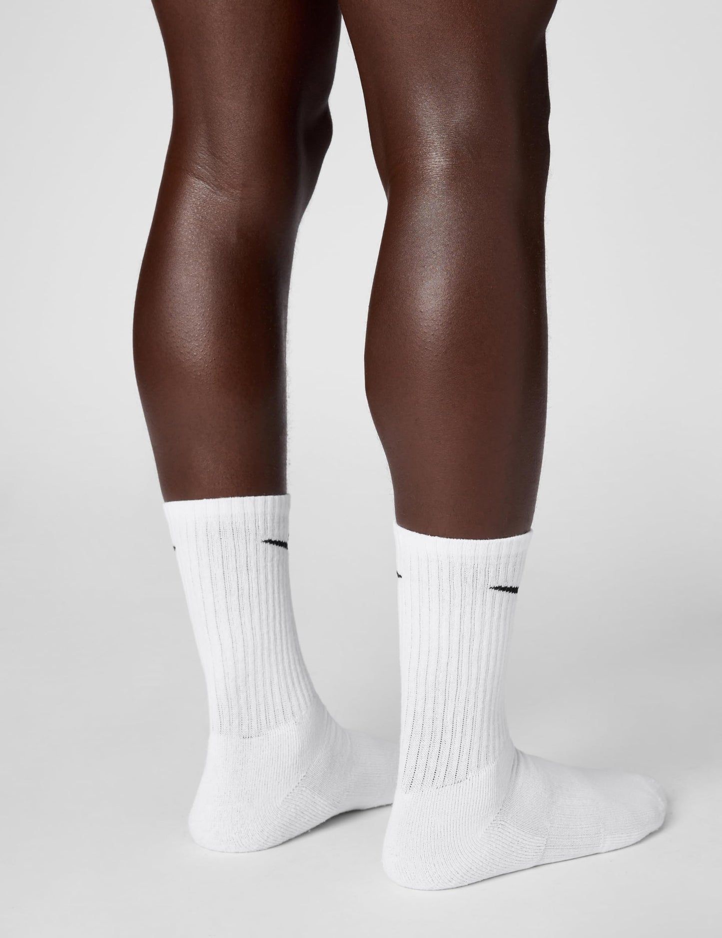 NIKE Men's Everyday Cushion Crew Training Socks 6 Pair , White/Black, L UK