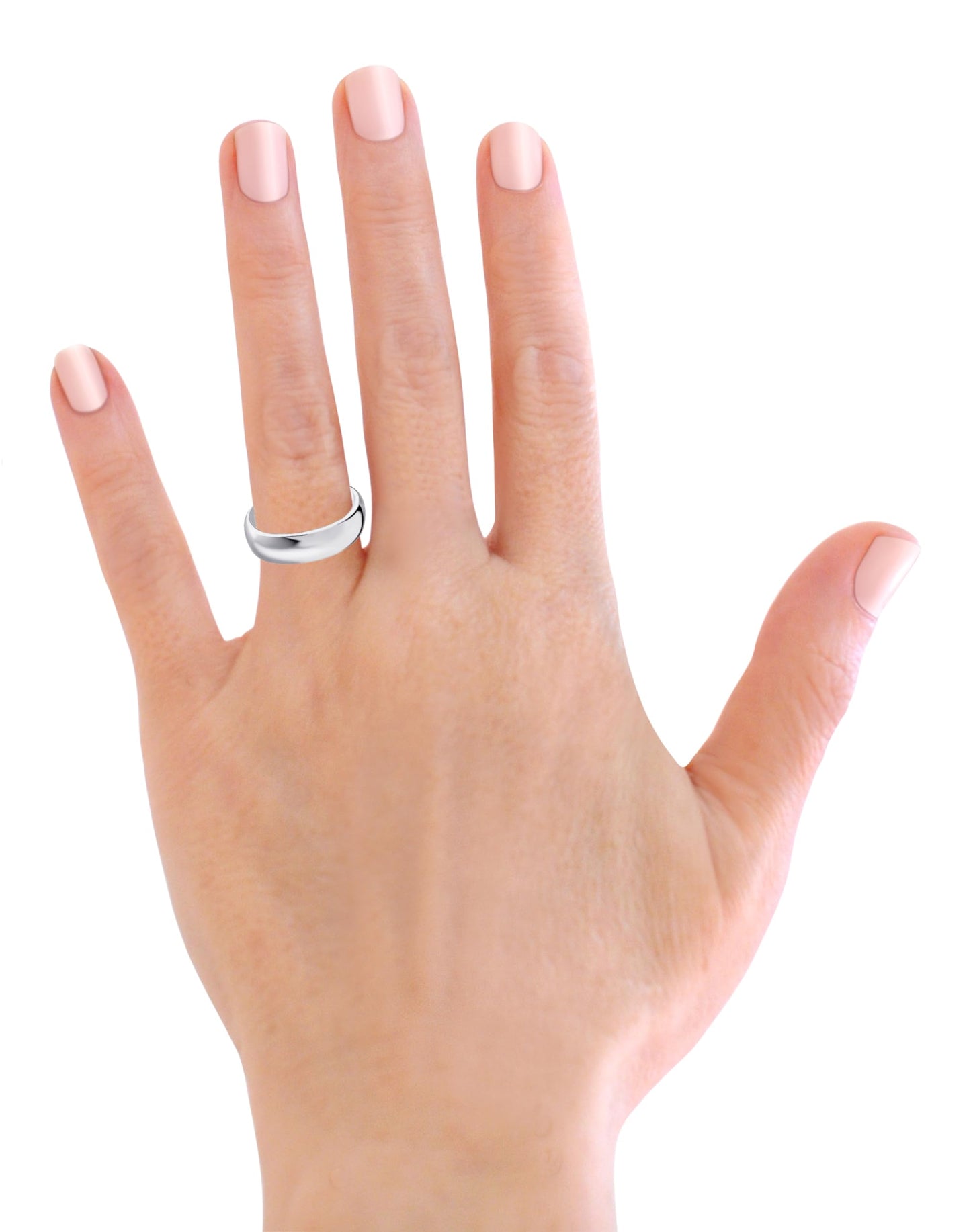 Savlano 925 Sterling Silver 5MM Half - Round Wedding Band Ring for Women and Men Comes in 5-14 Sizes with Gift Box - Made in Italy (11)