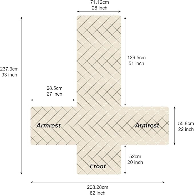 Genina Waterproof Recliner Chair Covers