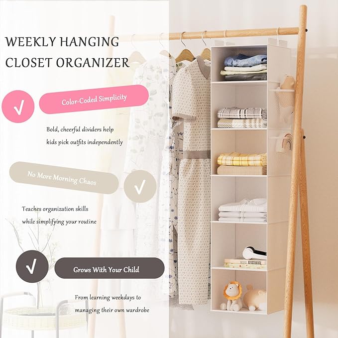 VERONLY Hanging Closet Organizer and Storage