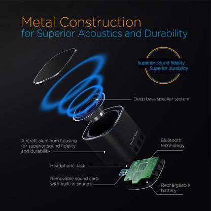 Sound Oasis® Bluetooth® Tinnitus Sound Therapy System® - Sleep Better, Manage and Mask Tinnitus, 25 Built-in Sounds for Tinnitus Relief, 12-Hour Sound Duration