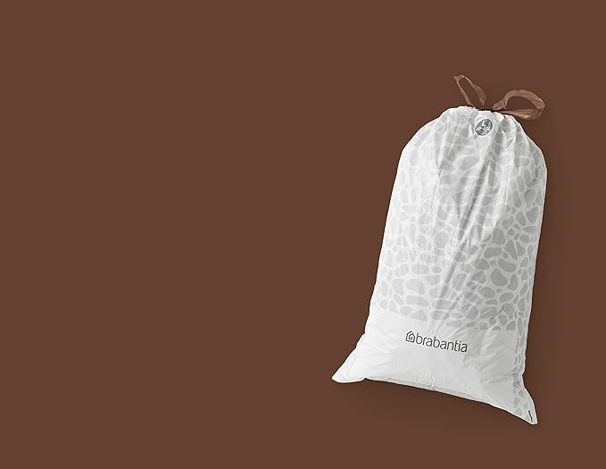 Brabantia PerfectFit Trash Bags Thick Plastic Trash Can Liners