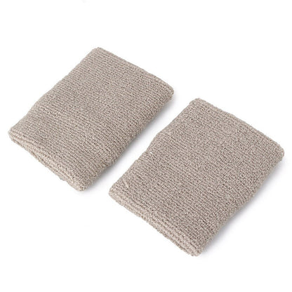 Mallofusa 10 Pack Colorful Sports Basketball Football Absorbent Wristband Party Outdoor Activity (Gray) Standard