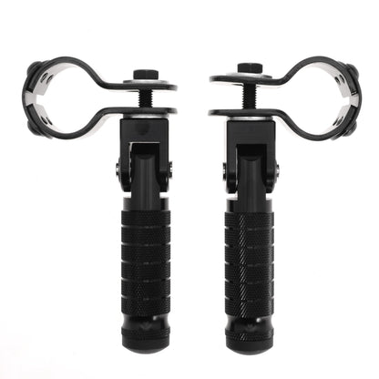 M8 Motorcycle Footrests For Yamaha For Honda For Suzuki For Aprilia 90 Degree Foldable Footpegs Motorbike MiniBike Dirt Pit Bike CNC Motorcycle Folding Footpegs Rearsets Folded Footrest (Black)
