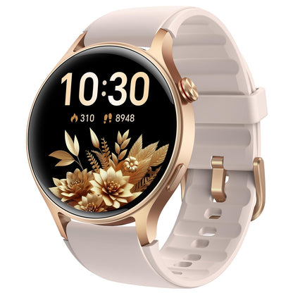aeac Smart Watch for Women, 1.32'' AMOLED Ultra-Clear Screen Activity Trackers with Heart Rate/Sleep/SpO2 Monitor, Smartwatch for iPhone/Samsung/Android, 110+ Sport Modes 3ATM Waterproof Fitness Watch