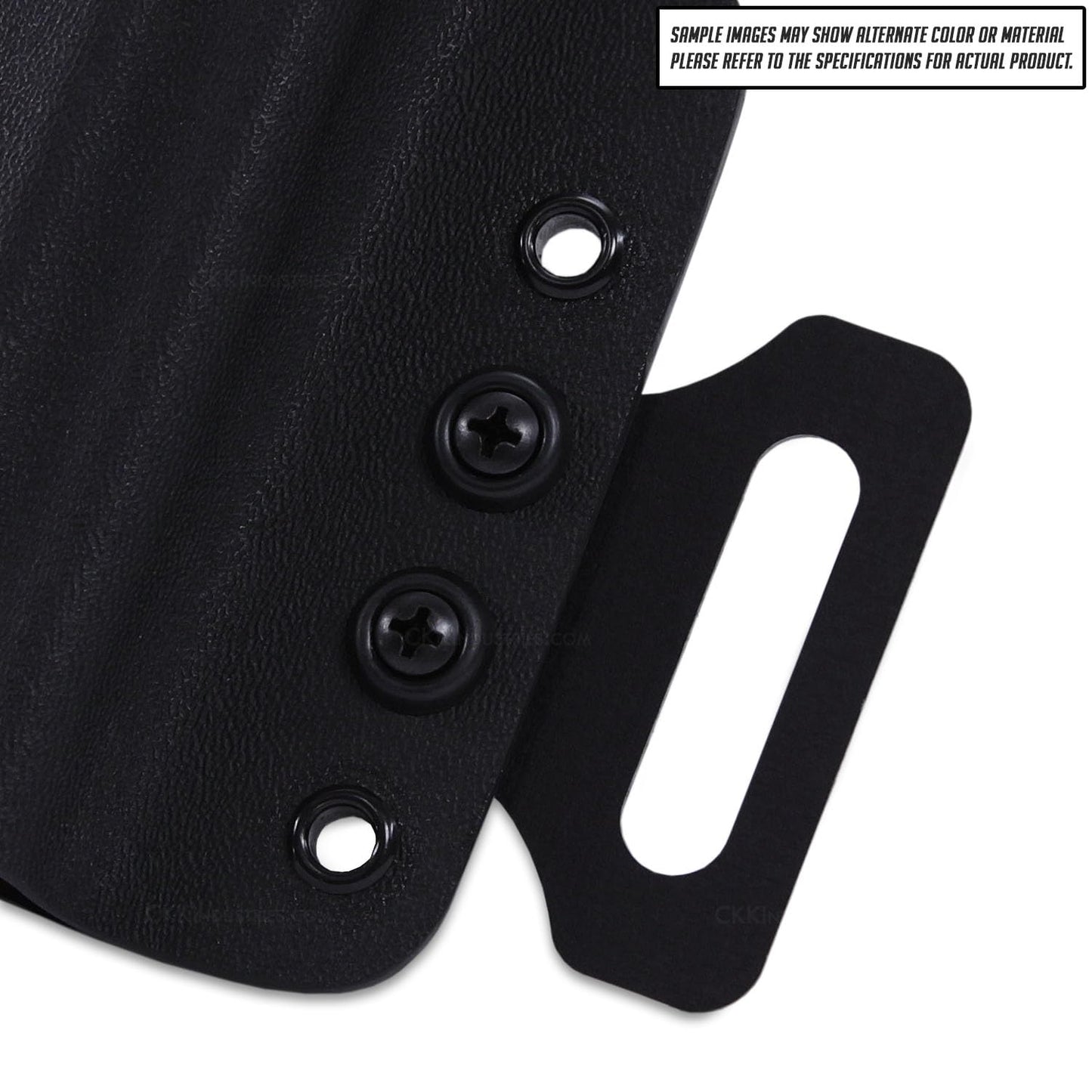 [1 Pair] OWB Curv Belt Loops for Holsters - (Black) - (No Hardware) - (12 Layers) - (Fits Belt Sizes Up to 1.50in) - Easy Installation - Ideal for Everyday Carry - USA Made
