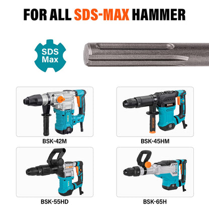 Berserker 25-Pound SDS-Max Demolition Jack Hammer with SDS Max Ground Rod Driver for 5/8 Inch & 3/4 Inch Ground Rods