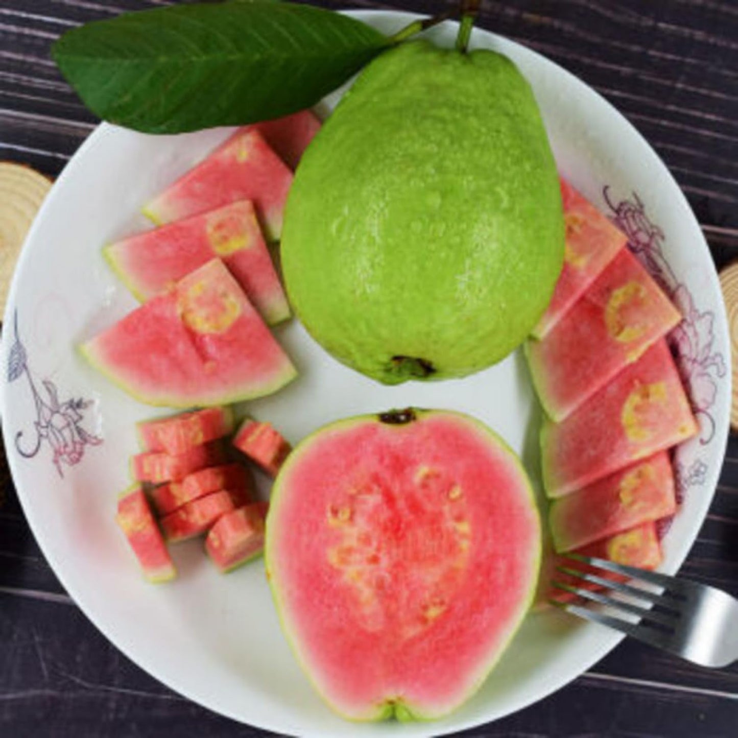 Guava Tree Live Plant, Pink Guava Plant for Planting Indoor Outdoor, 5 to 7 Inc