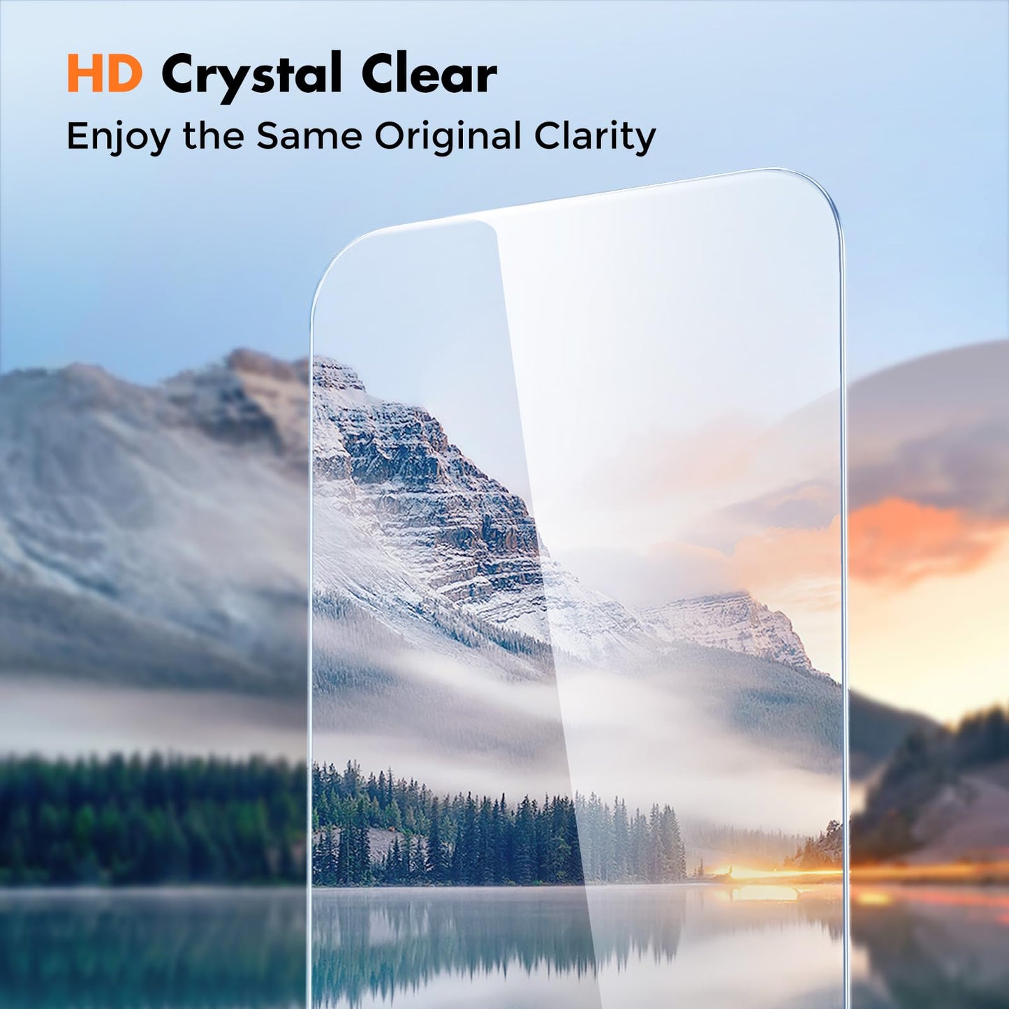 UNBREAKcable Shatterproof Tempered Glass Screen Protector for iPhone SE 2022/SE 2020, iPhone 8/7 [3-Pack] [99.99% HD Clear] [Easy Installation Frame] [9H Hardness][Bubble Free] for Apple 4.7''