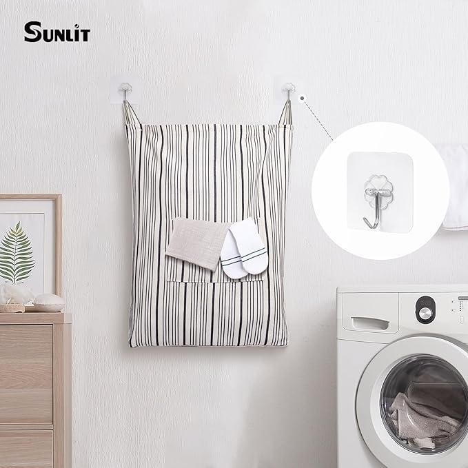 AELS Farmhouse Hanging Laundry Hamper