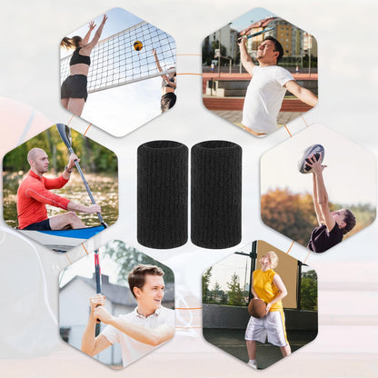 KALIONE 10Pcs Black Sport Finger Sleeves, Finger Sleeves Protectors, Elastic Finger Support Sleeve, Compression Finger Sleeves, Thumb Brace Support for Basketball, Golf