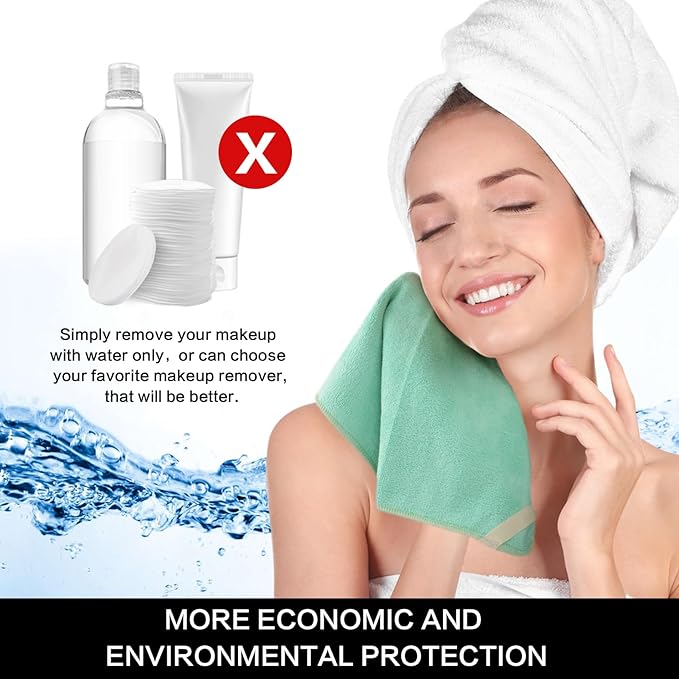 SINLAND Microfiber Facial Cloths Fast Drying Washcloth 12inch x 12inch