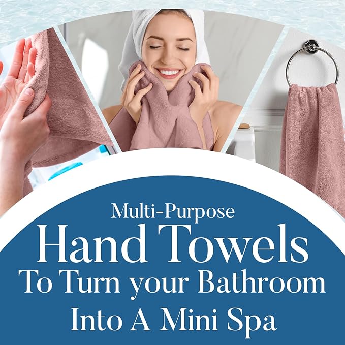 DAN RIVER 6-Pack Premium Hand Towels