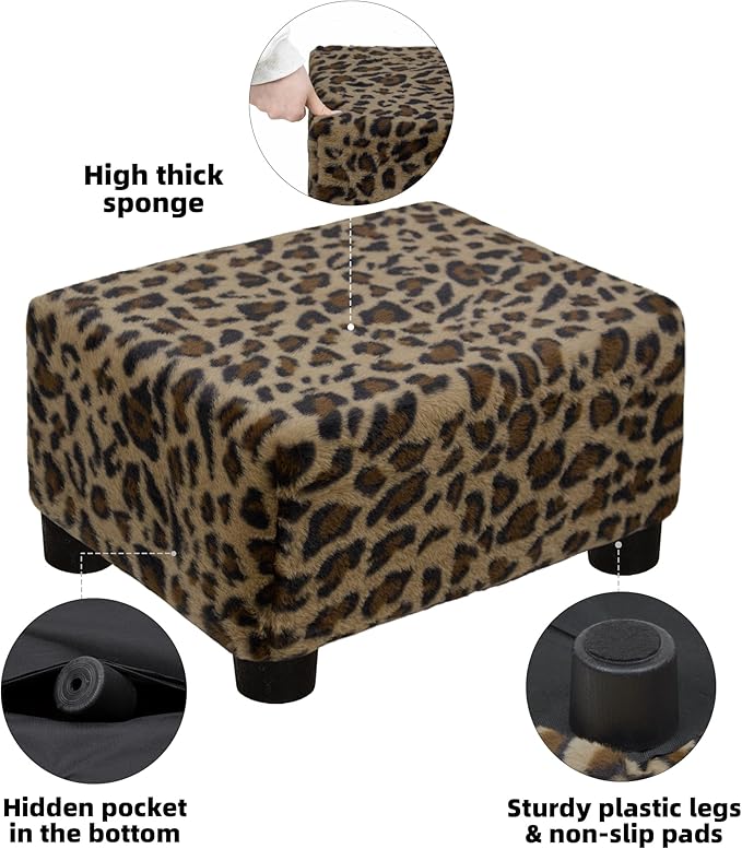 CAROLMADE Small Foot Stool Ottoman Footstool