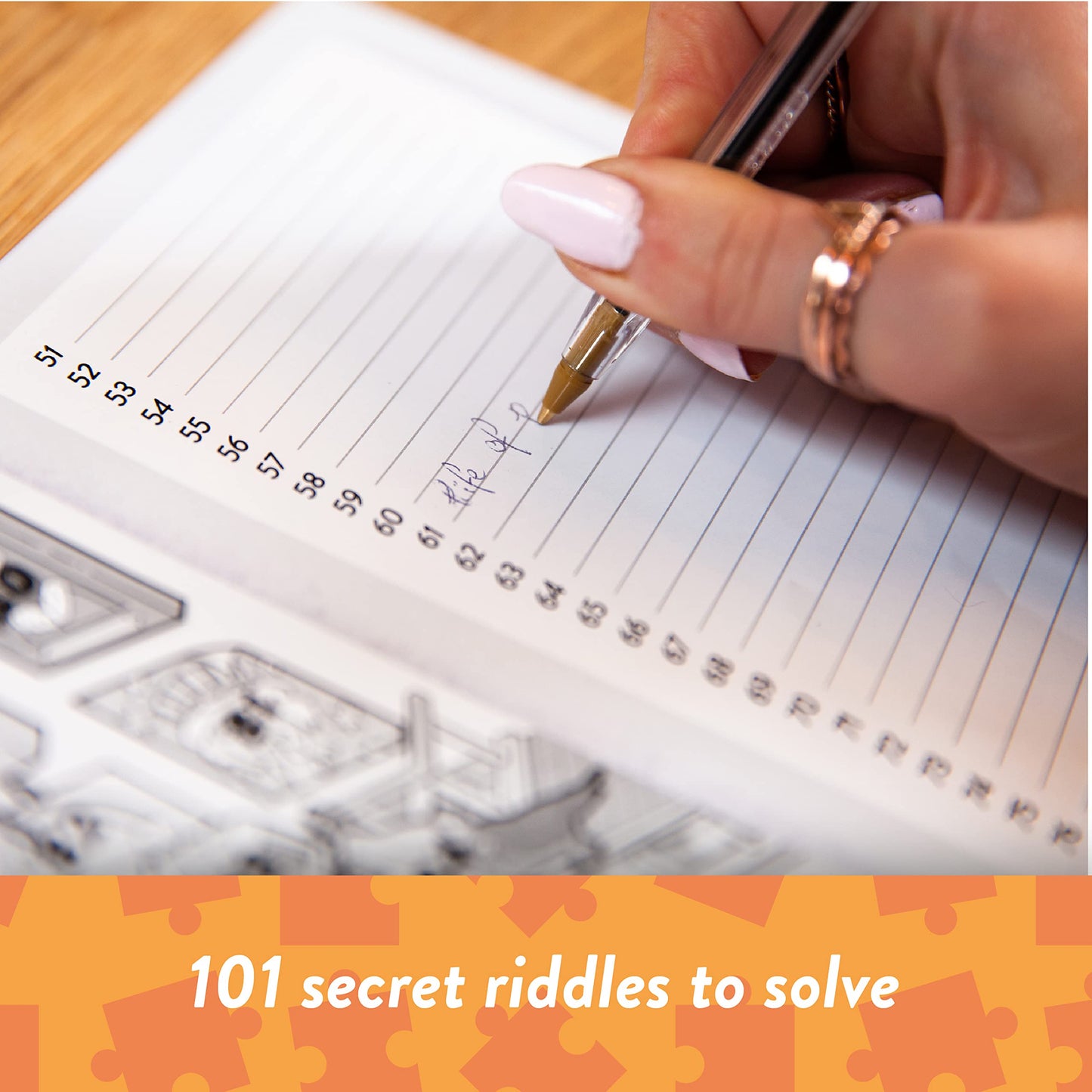 Mayhem in the Library: Jigsaw Puzzle with 101 Hidden Book Titles to Discover, for Book Lovers and Readers