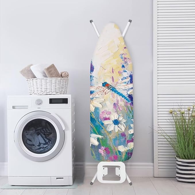Dragonfly Dasiy Ironing Board Cover Heat Reflective Anti-dust, Soft Fabric Cover