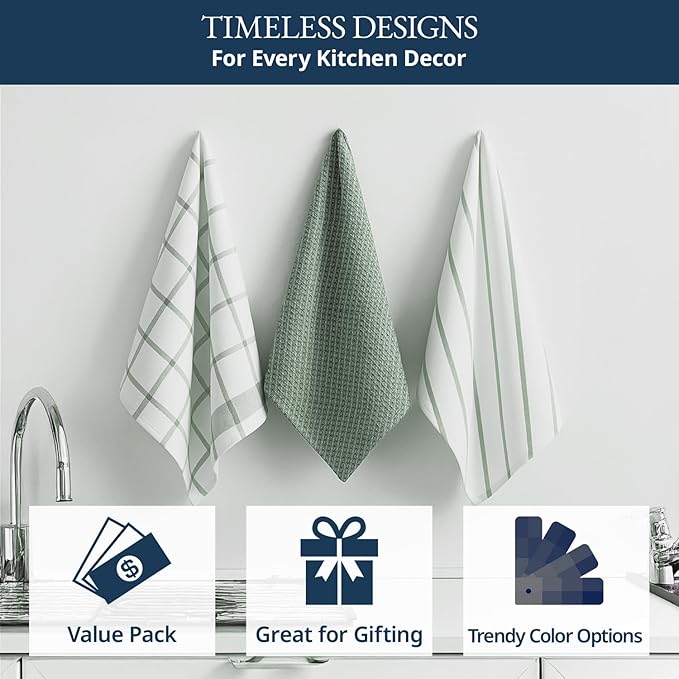 LANE LINEN Kitchen Towels Set
