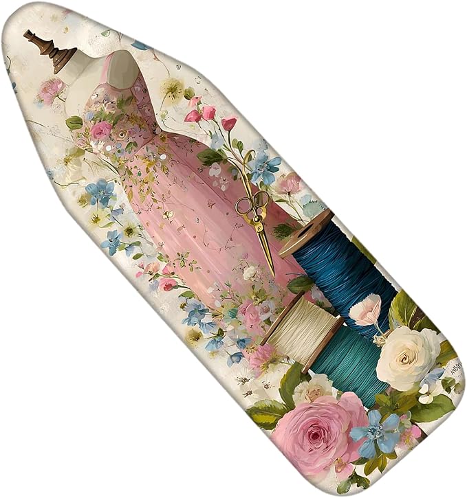 Nuxovilar Ironing Board Cover Needle Cotton 15x54 Inches | Ironing Board Cover