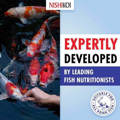 Nishikoi Growth Complete Food for Koi and Pond Fish - Small Pellets - 1250g