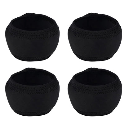 Durable Neoprene Dumbbell Head Covers 4 Pack Protect Your Floors and Weights Compatible with 3.93 Inch Coated Dumbbells 7 10 15 20 lbs