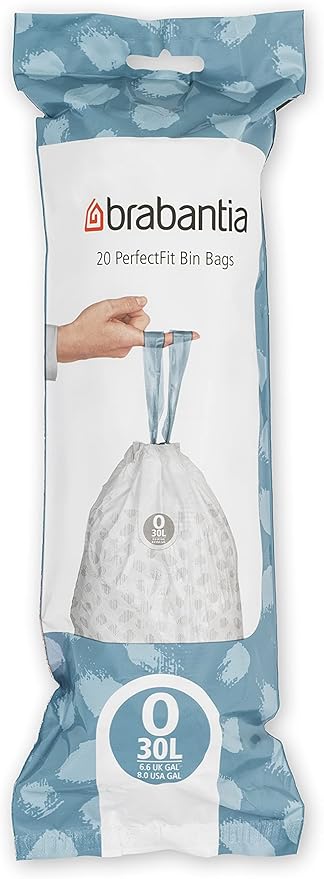 Brabantia PerfectFit Trash Bags Thick Plastic Trash Can Liners