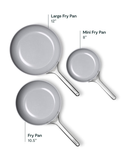 Caraway Nonstick Ceramic Mini Fry Pan (1.05 qt, 8") - Non Toxic, PTFE & PFOA Free - Oven Safe & Compatible with All Stovetops (Gas, Electric & Induction) - Sage
