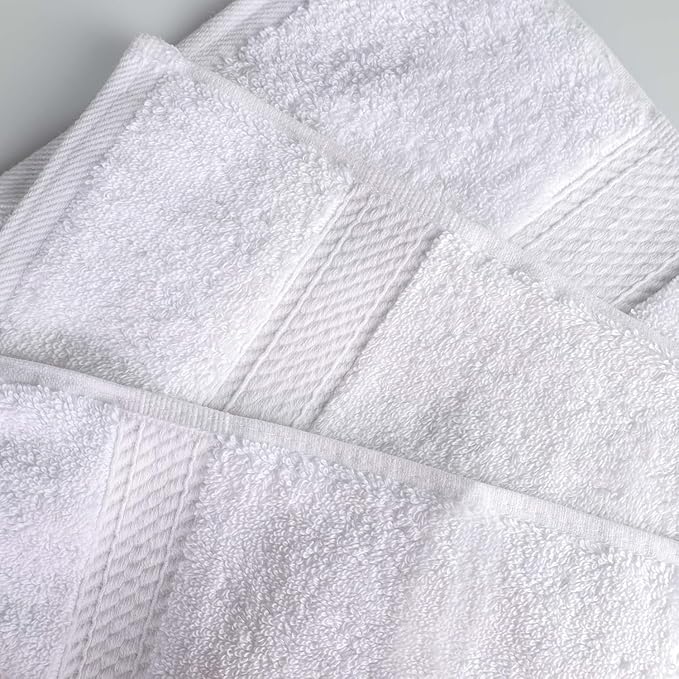 Superior Egyptian Cotton Pile Bath Towel Set of 4, Ultra Soft Luxury Towels