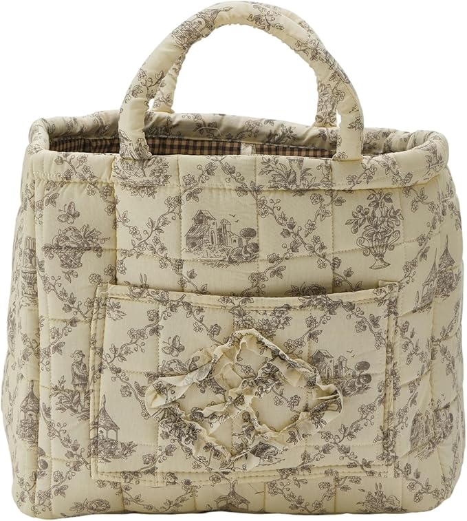 Quilted Fabric Storage Basket
