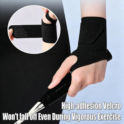 Adjustable Elastic Compression Support with Thumb Loop, Breathable Elastic Wrist Brace, Flexible Wrist Compression Sleeve for Gym Workout, Office Typing(2pcsA)