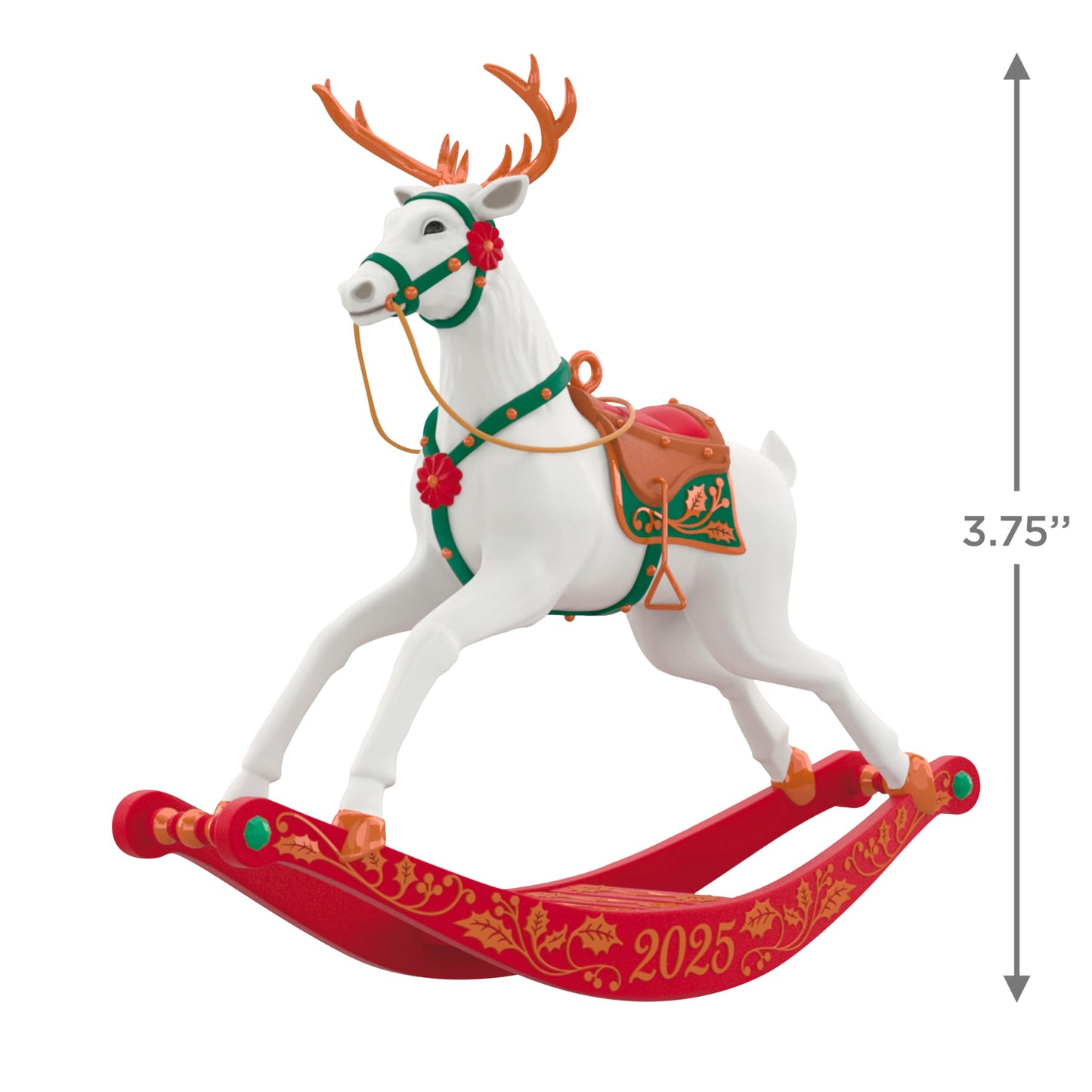 Hallmark Keepsake Christmas Ornament, Rocking Reindeer 2025, Gifts for Keepsake Fans