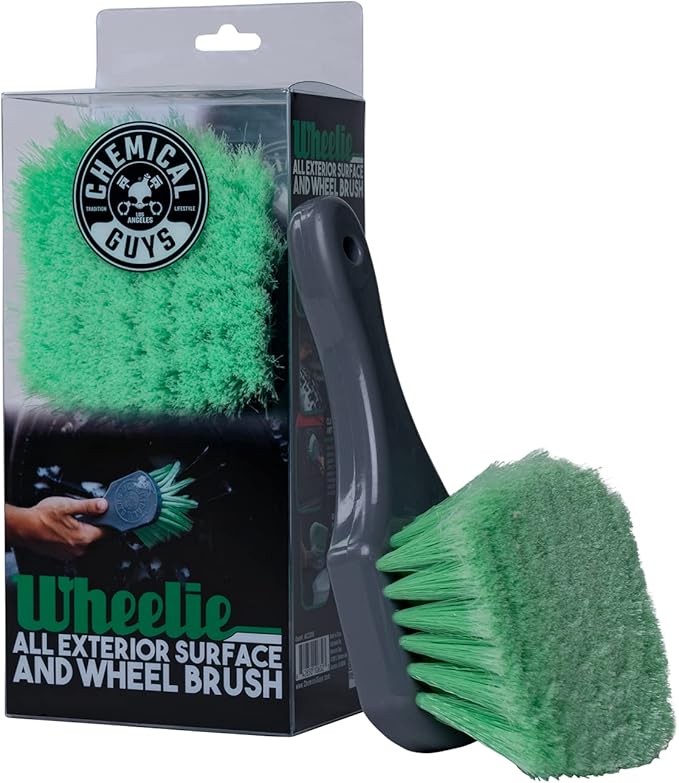 Chemical Guys ACCG08 Wheelie All Exterior Surface and Wheel Brush Green