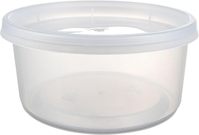 DuraHome Deli Containers with Lids 12 oz. Leakproof 40 Pack BPA-Free Plastic