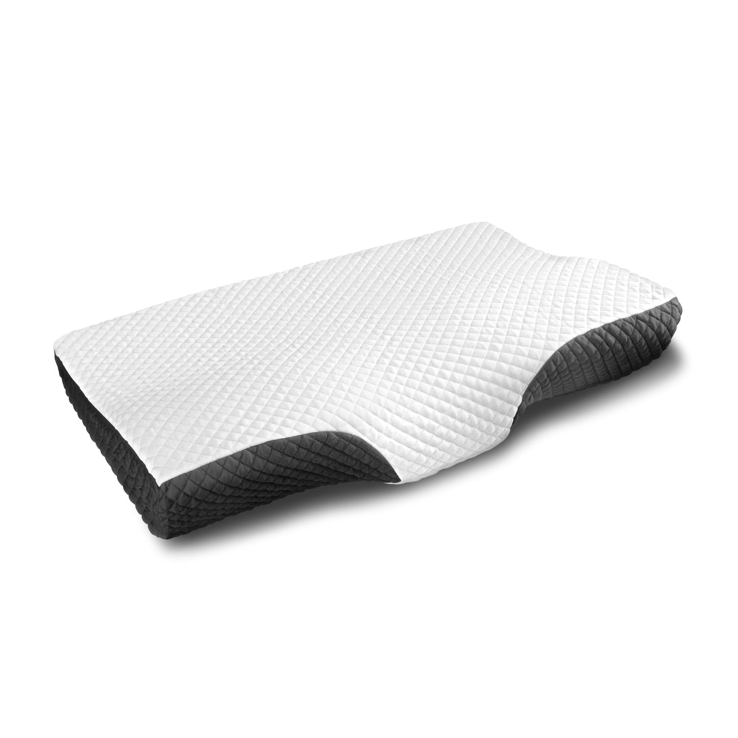 Contour Memory Foam Pillow Orthopedic Sleeping Pillows, Ergonomic Cervical Pillow for Neck Pain - for Side, Back and Stomach Sleepers, Free Pillowcase Included (Firm & Near King)